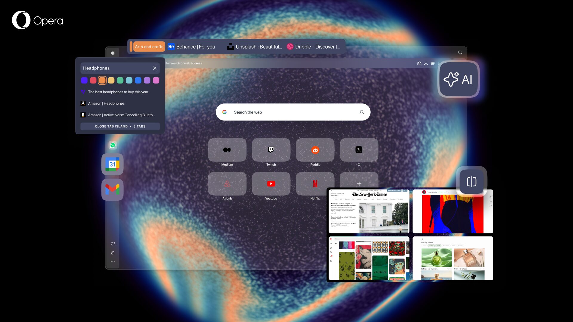 We're presenting Opera One R3, the latest version of our flagship browser that comes packed with new tab features, rebuilt AI, and more.