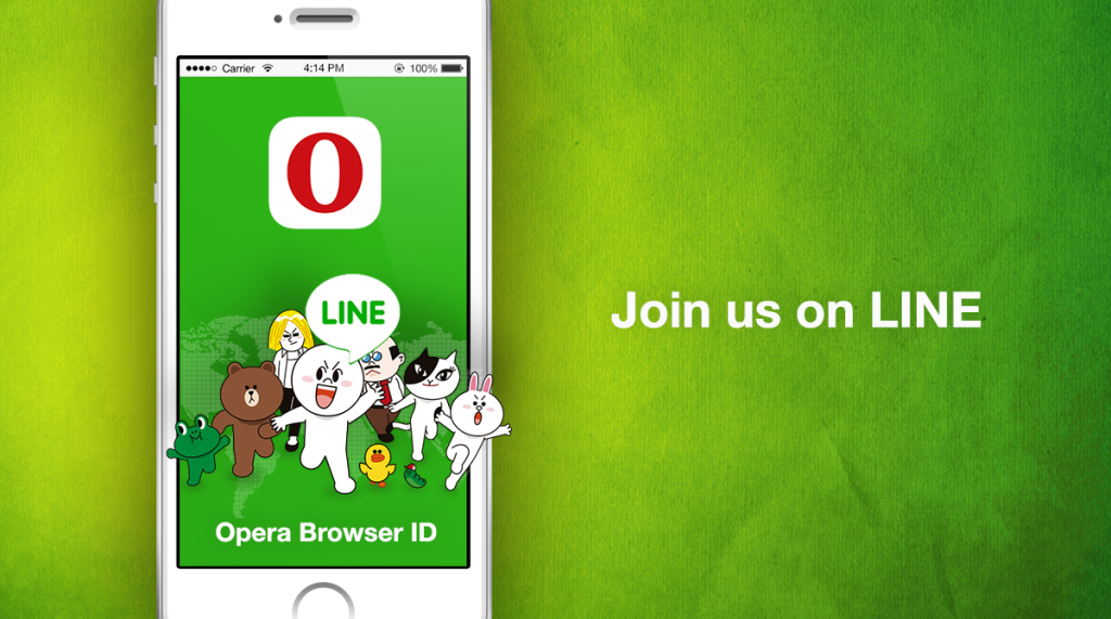 Line Browser Gabung dengan Opera Browser ID di LINE appOpera Indonesia