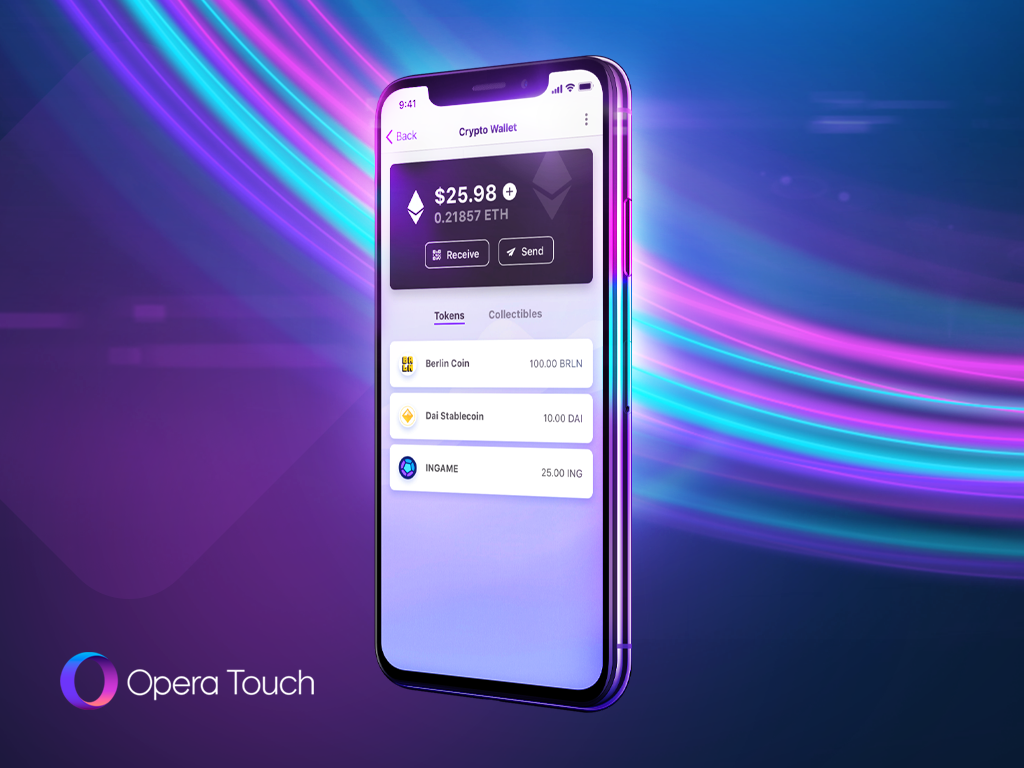 Opera Touch iOS Crypto Wallet