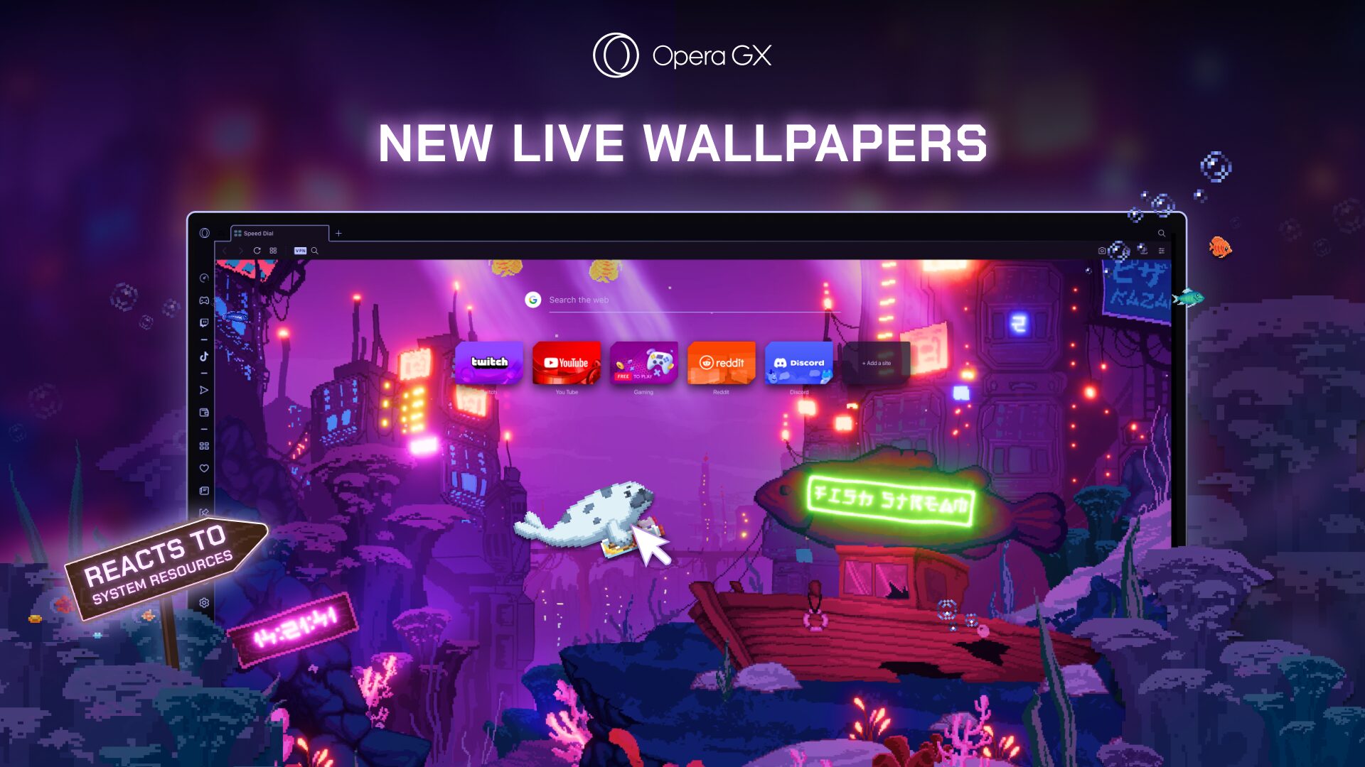 New Opera GX Live Wallpapers - Blog | Opera News