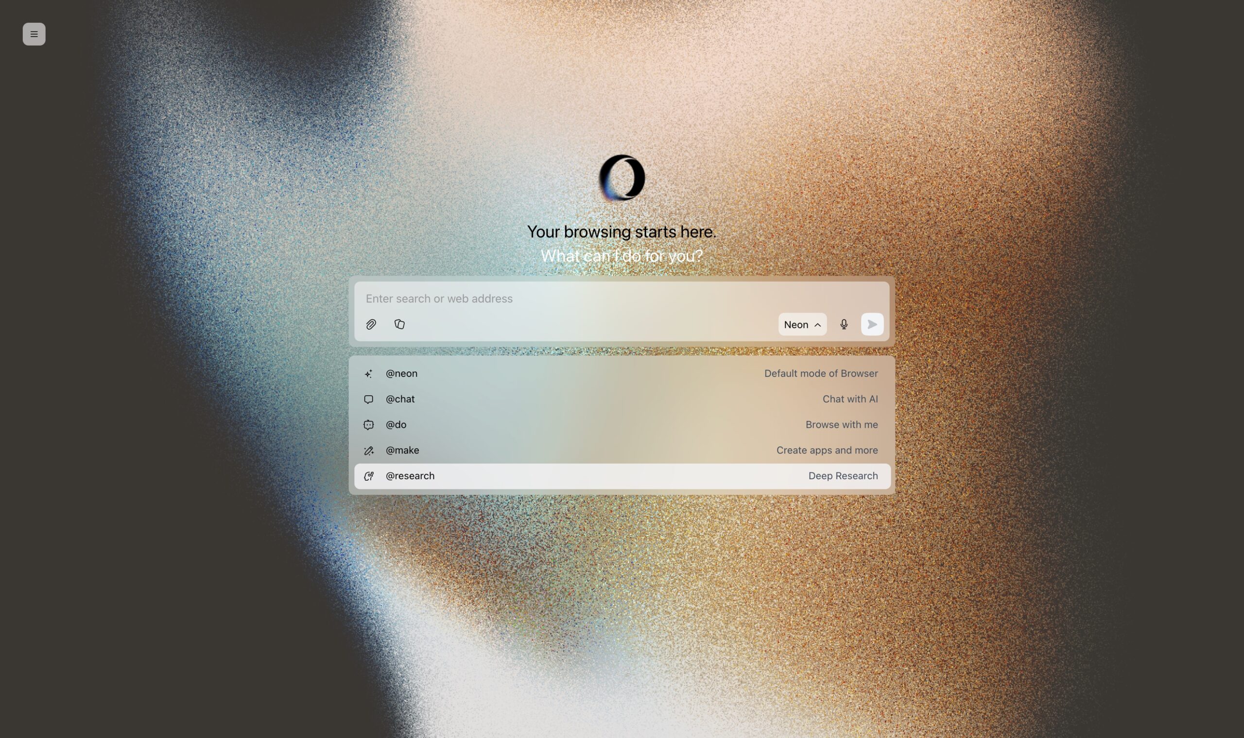 Today we're making the Opera Deep Research Agent available in Opera Neon - ready for those of you who are part of the founders program.