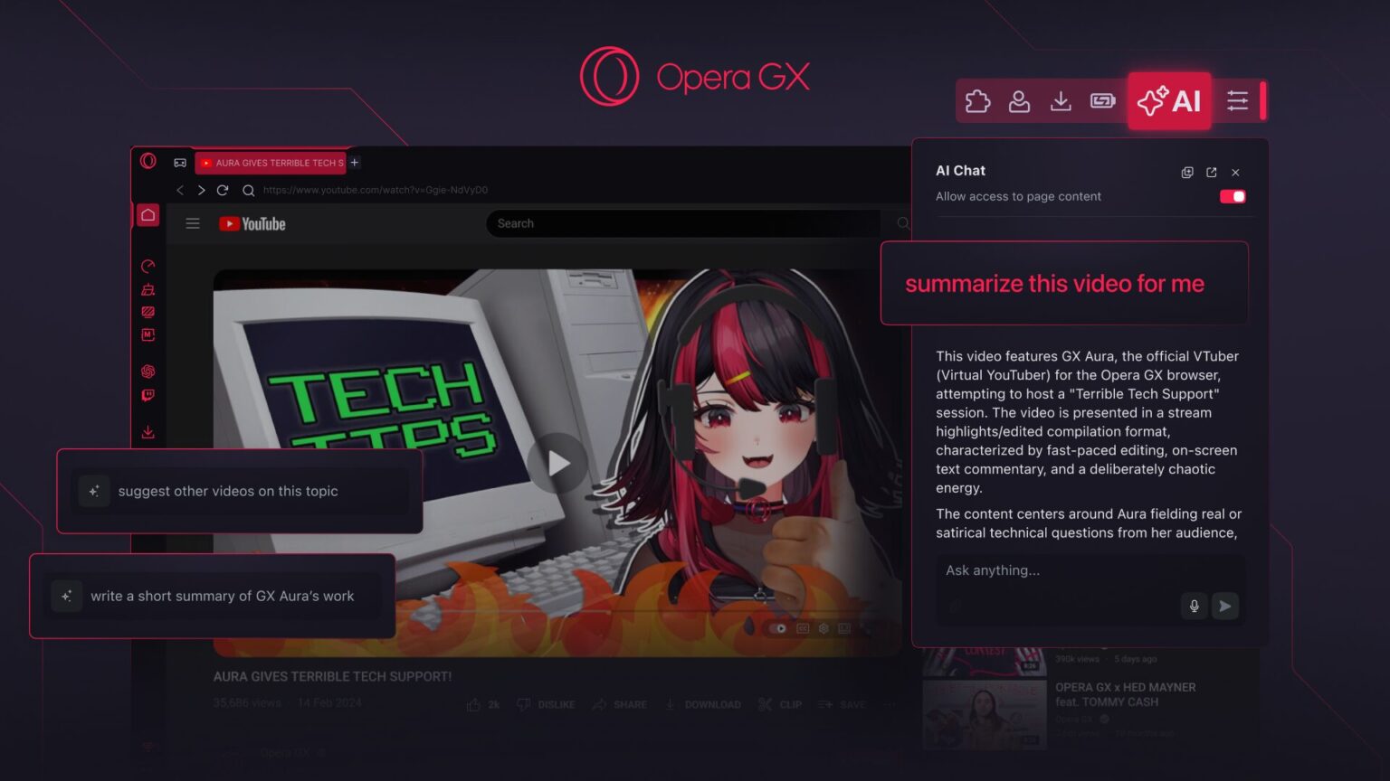 Opera GX gets new AI update - Blog | Opera News