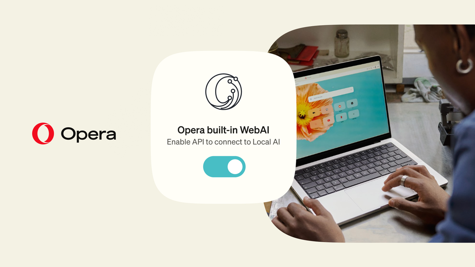 Официальная иллюстрация WebAI. Источник: Opera.
