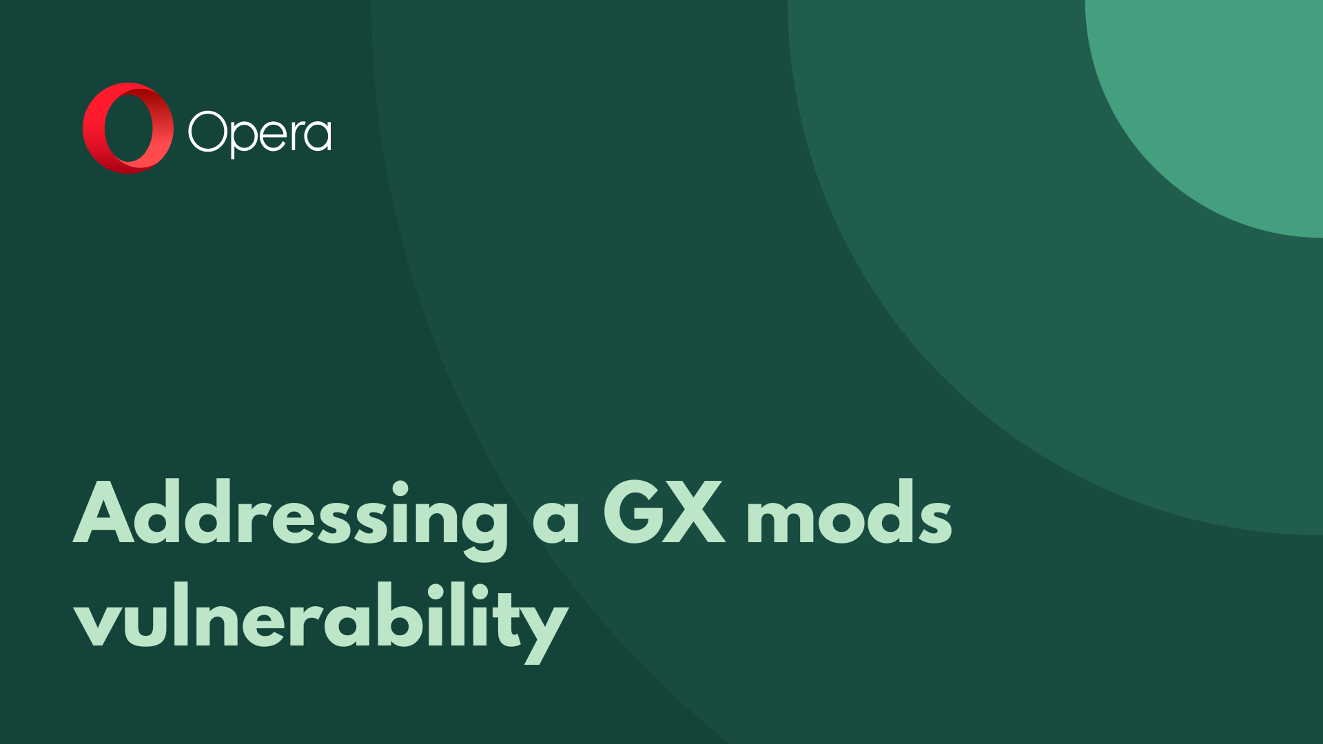 Security fix: Addressing a GX mods vulnerability