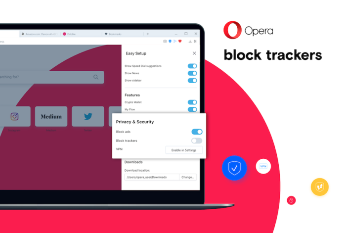 Der Tracker Blocker verbessert die Privatsphäre