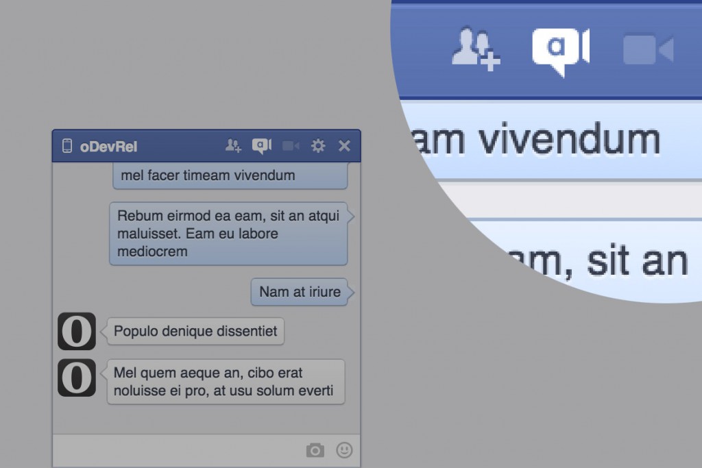 Video chat extension on Facebook and Twitter