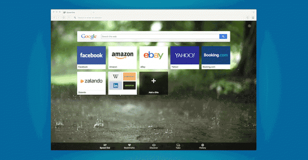 Animated themes in Opera browser