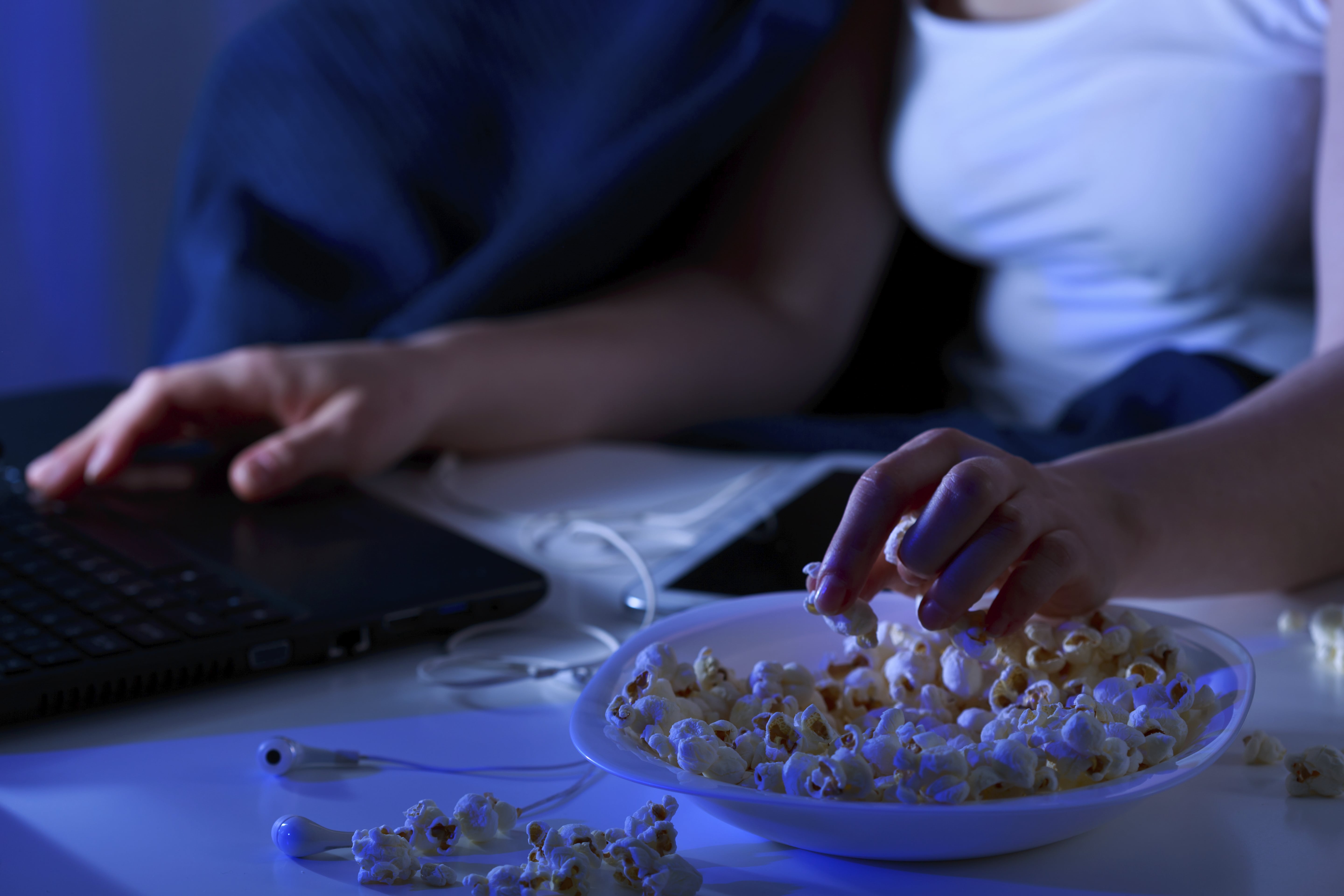 Image: Women watching YouTube videos