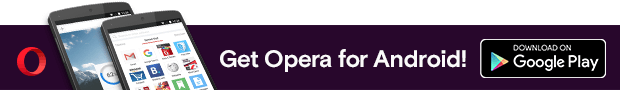 Link to get Opera For Android browser in Google Play