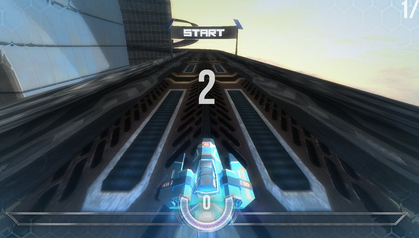 Play HexGL in the Opera browser