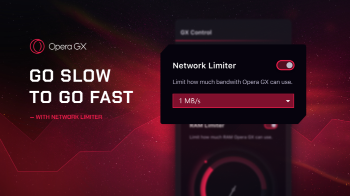 Opera GX introduces the Network Limiter