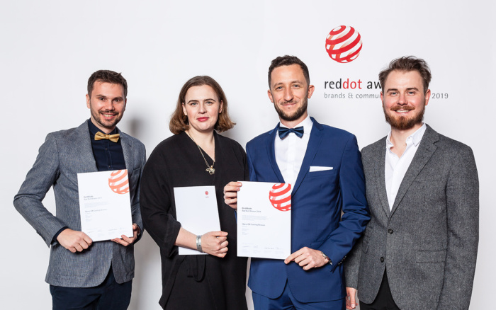 Opera GX team receives the Red Dot award