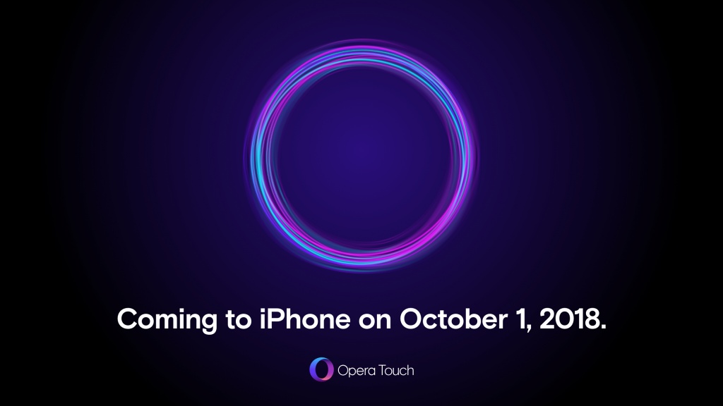 Opera Touch for iPhone is coming on Oct 1