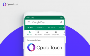 Thumbnail for 'Five tips and tricks to take browsing with Opera Touch to the next level'