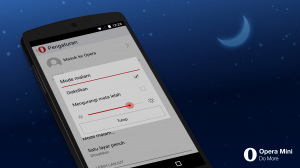 Thumbnail for 'Browsing malam hari? Opera Mini memiliki night mode yang tepat buat kamu'