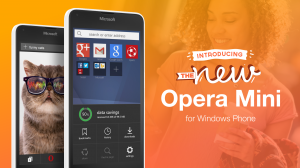 Thumbnail for 'Opera Mini telah tersedia untuk pengguna Windows Phone'